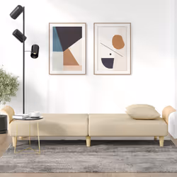 VidaXL 351846 canapé Crème