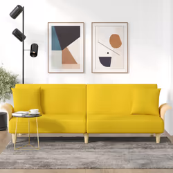 VidaXL 351847 canapé Jaune