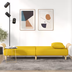 VidaXL 351847 canapé Jaune