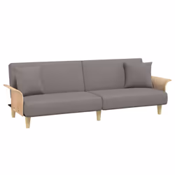 VidaXL 351848, Taupe, mousse, Polyester, Polywood, 2240 mm, 890 mm, 700 mm