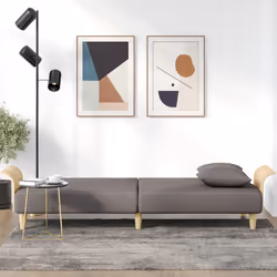 VidaXL 351848 canapé Taupe