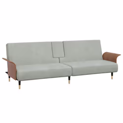 VidaXL 351850, Gris, mousse, Métal, Polyester, Polywood, 2240 mm, 890 mm, 700 mm