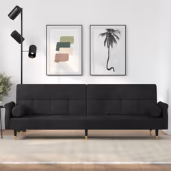 VidaXL 351861 canapé Noir