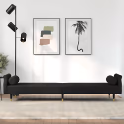 VidaXL 351861 canapé Noir