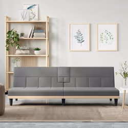 Ce canapé-lit est parfait pour accueillir des invités pendant la nuit tout en offrant un espace confortable pour s'asseoir pe ...
