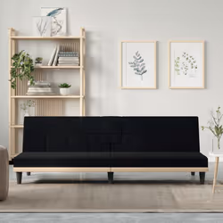 VidaXL 351865 canapé Noir