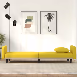 VidaXL 351879 canapé Jaune