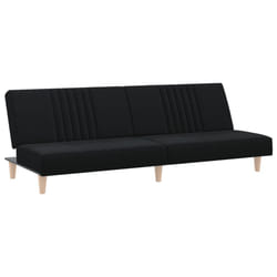 VidaXL 351883 canapé Noir