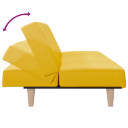 VidaXL 351885 canapé Jaune - Vue supplémentaire 8