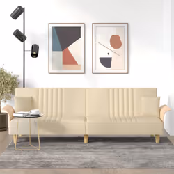 VidaXL 351890 canapé Crème