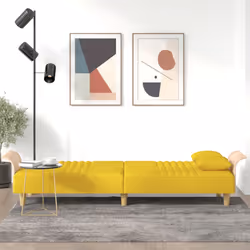 VidaXL 351891 canapé Jaune