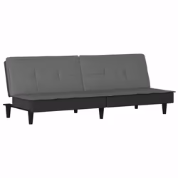 VidaXL 351914, Gris, mousse, Tissu, Simili-cuir, Polywood, 2000 mm, 890 mm, 700 mm