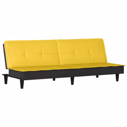 VidaXL 351917, Jaune, mousse, Tissu, Simili-cuir, Polywood, 2000 mm, 890 mm, 700 mm