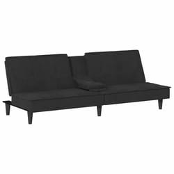 VidaXL 351924 canapé Noir