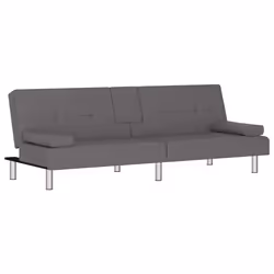 VidaXL 351928, Gris, mousse, Simili-cuir, Métal, Polywood, 2000 mm, 890 mm, 700 mm