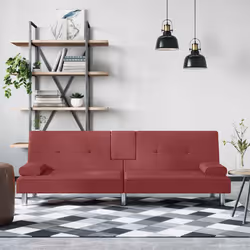 VidaXL 351930 canapé Rouge