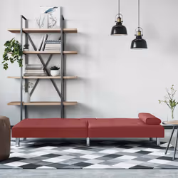 VidaXL 351930 canapé Rouge