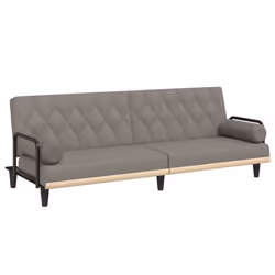 VidaXL 351942, Taupe, mousse, Polyester, Polywood, 2050 mm, 890 mm, 700 mm