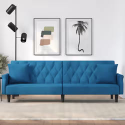 VidaXL 351943 canapé Bleu