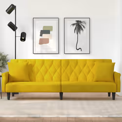 VidaXL 351949 canapé Jaune