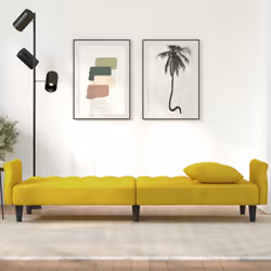 VidaXL 351949 canapé Jaune