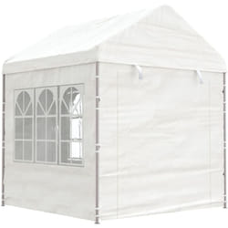 Vidaxl - Belvédère avec toit blanc 2,28x2,23x2,69 m polyéthylène