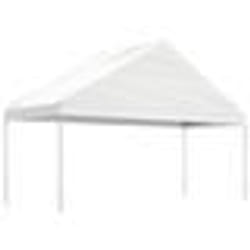vidaXL Belvédère avec toit blanc 5,88x2,23x3,75 m polyéthylène