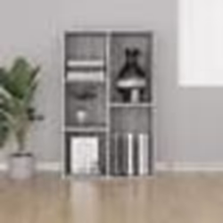 vidaXL Bibliothèque/Buffet sonoma gris 50x25x80 cm bois d'ingénierie