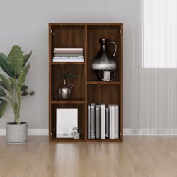 Cette armoire à livres classique, au design épuré, est un supplément décoratif et pratique à votre décor actuel. Matériau dur ...