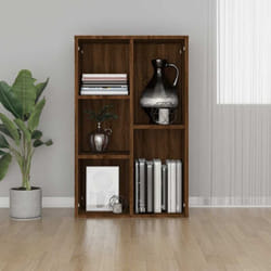 Vidaxl - Bibliothèque/Buffet chêne marron 50x25x80 cm bois d'ingénierie