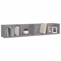 VidaXL 826618 étagères Bois Gris