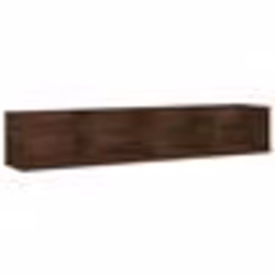 vidaXL Étagère murale à CD Chêne marron 100x18x18 cm Bois d'ingénierie