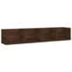 vidaXL Étagère murale à CD Chêne marron 100x18x18 cm Bois d'ingénierie