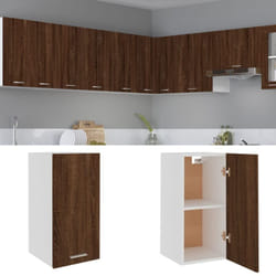 Armoire suspendue 'Lyon' Chêne marron 29,5x31x60 cm Vidaxl
