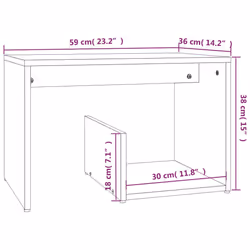 VidaXL 826632 Table à café, latérale et de salon - Vue supplémentaire 7