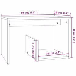 VidaXL 826634 Table à café, latérale et de salon - Vue supplémentaire 7