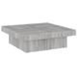 vidaXL Table basse Sonoma gris 90x90x28 cm Bois d'ingénierie