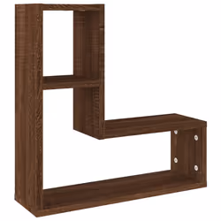 VidaXL 826643 étagères Bois Marron, Bois - Vue supplémentaire 4