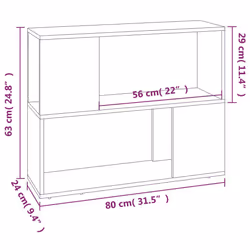VidaXL 826644 Support TV et centre de divertissement - Vue supplémentaire 8