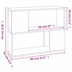 VidaXL 826645 Support TV et centre de divertissement - Vue supplémentaire 8