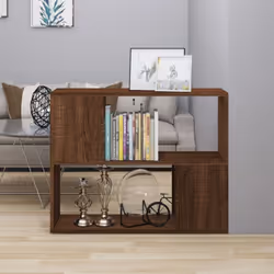 Cette bibliothèque sera un supplément pratique et décoratif à votre espace de vie. Matériau robuste : le bois d'ingénierie es ...