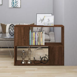 Bibliothèque/Séparateur de pièce Chêne marron 80x24x63 cm Vidaxl
