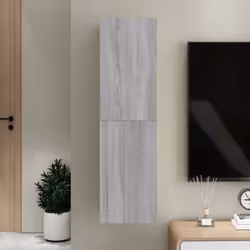 Ce meuble TV mural présente un design élégant et classique, ce qui en fait une extension décorative et pratique de votre déco ...