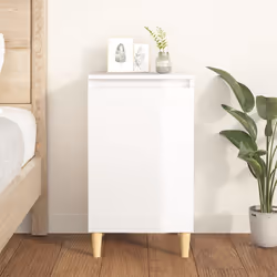 VidaXL 819632 Table de nuit et table de chevet Blanc