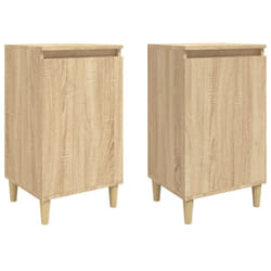 VidaXL 819635 Table de nuit et table de chevet Chêne