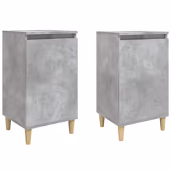 VidaXL 819637, Couleur du béton, Bois, 400 mm, 350 mm, 700 mm, 2 pièce(s)
