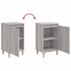 VidaXL 819640 Table de nuit et table de chevet Chêne - Vue supplémentaire 8