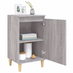VidaXL 819641 Table de nuit et table de chevet Chêne - Vue supplémentaire 4