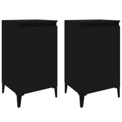 VidaXL 819647 Table de nuit et table de chevet Noir