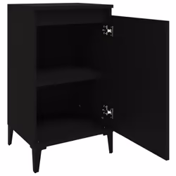 VidaXL 819647 Table de nuit et table de chevet Noir - Vue supplémentaire 6